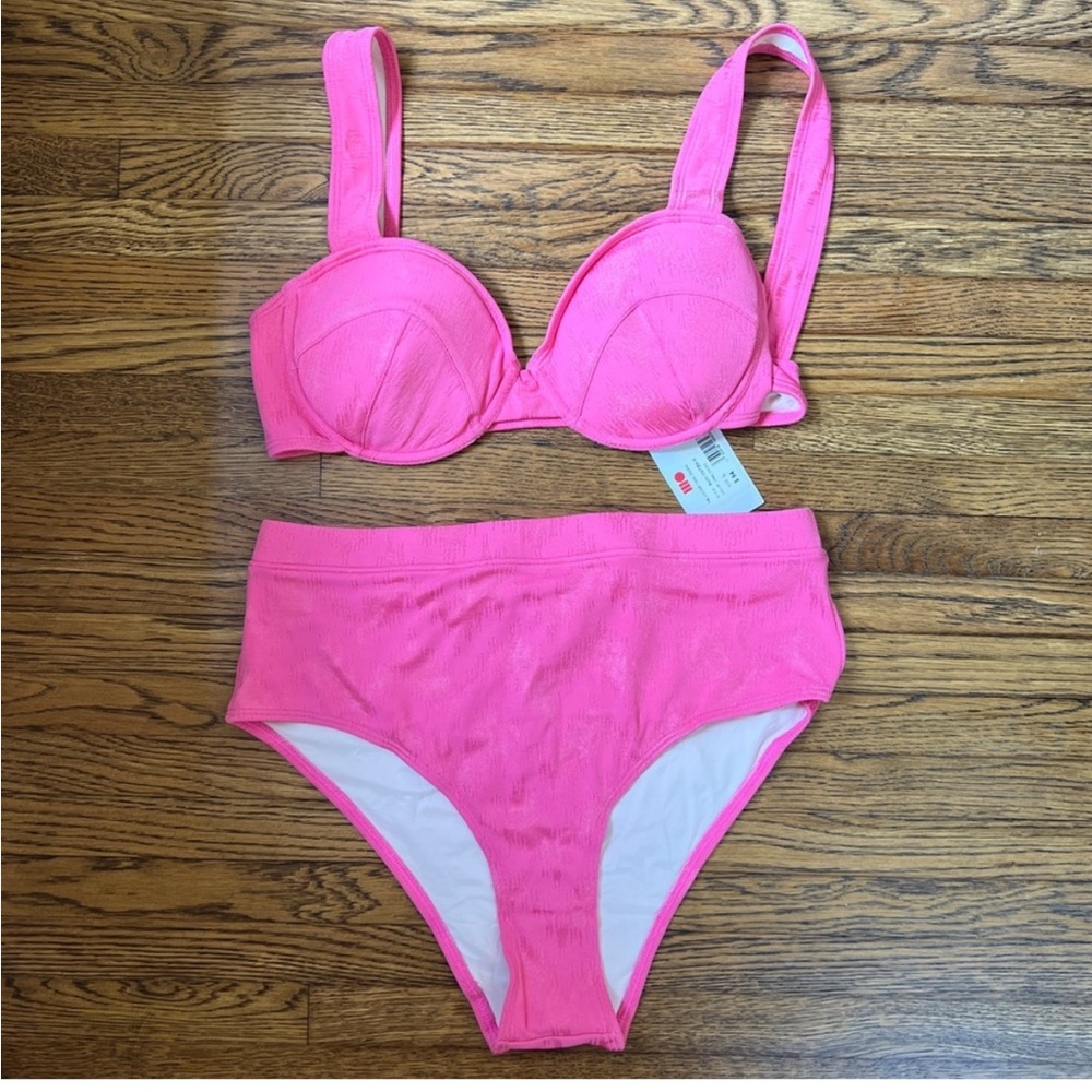 Solid & Striped pink bikini NWT